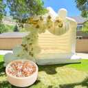 Realhaha Ball Pit Balls 100 Play Balls Plastic Balls for Baby Girls Toddlers Kids Play Tent Pool Playhouse Playpen Party Decoration 2.2 2.36 2.75 Inch (Brown)