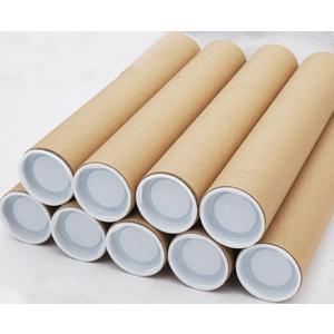 Anscher 12-Pack Mailing Tubes With Caps, 2x12-Inch Kraft Paper Poster Tubes Are Essential For Safely Shipping Documents, Posters, Artwork, And Other Delicate Items