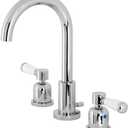 Kingston Brass FSC8921DPL Paris Widespread Bathroom Faucet, Polished Chrome, 10 x 5.38 x 10.06
