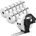 4800 Labels 1.1"x3.5" Address Labels Replacement for Brother DK-1201 Used with Brother QL-800 QL810W QL710W Label Printers, Misofuki 12 Roll 1-1/7" x 3-1/2" Die-Cut Standard Barcode Label with 1 Frame
