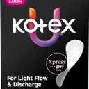Kotex Flat Liners, Light Absorbency, Extra Coverage, 104 Count