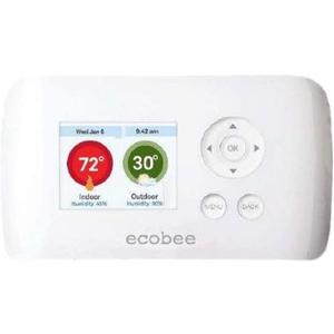 ecobee Smart Si Thermostat 2 Heat-2 Cool with Full Color NON-Touch Screen