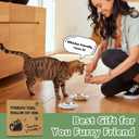 8-Pack Stainless Steel Cat Food Bowls, Shallow Whisker-Friendly Non-Slip Silicone Base Metal Dishes, Easy to Clean Indoor Feeding Flat Plates for Cat, Kitten, Small Dog (6.7")