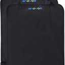 Enovoe Kick Mats Protector for Child - 2 Pack - Premium Quality Car Seat Back Cover Offers Waterproof Protection of Your Upholstery from Mud and Scratches - Seat Back Kick Protector for Kids (Black)