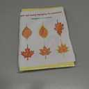 Zliisang 24PCS Make You Own Fall Crafts Kit Bulk Maple Leaves Pumpkin Apple Acorn Paper Suncatchers DIY Kit for Autumn Thanksgiving Activities Decorations Window Stained Glass Effect Art Supplies