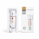 Nano Facial Mister with Skin Analyzer Moisture Tester, FANTEXY Portable Mini Cool Face Mist Steamer with USB, Handy Facial Sprayer for Eyelash Extensions, Face Moisturizing, Hydration Refreshing (1 Count Pack of 1)