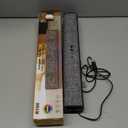 SOULION R100 Bluetooth Computer Speakers with Dynamic LED Light, USB Plug & Play PC Speakers with Switch Button, Clearly Sound Soundbar for Desktop Laptop Monitor(USBC to USB Adapter Included)