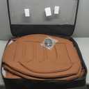 Car Seat Covers Full Set, Breathable Leather Automotive Front and Rear Seat Covers, Car Seat Protectors Full Set, Compatible with Most Vehicles, SUV (Brown, Front Pair)