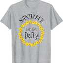 Nantucket Daffodil Let's Get Daffy T-Shirt (Color: Heather Grey, L)