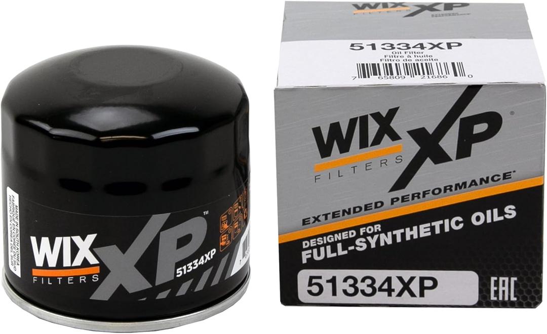 WIX 51334XP WIX XP Oil Filter Replacement, Built for Synthetic Oil - Compatible With Vehicles from Acura, Chevrolet, Dodge, Ford, Honda, Hyundai, Isuzu, Kia, Mercury, Mitsubishi and Subaru