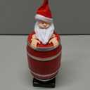 Funny Cigarette Dispenser, Christmas Stocking Stuffers for Men Women, Santa Cigarette Case Holder for King Size, Santa Claus Figurine Statue Cigarette Holder Case for Christmas Party Home Decor