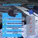 Car Drying Towel  Microfiber Car Towels 1300 GSM  Microfiber Cleaning Cloth (16" x 16") with a Stylish Protective Case  Multi-Purpose