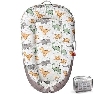 Baby Lounger - Breathable & Soft Baby Nest, Portable and Lightweight Tummy Time Lounger for Home and Travel, Ideal Newborn Babies Essentials Baby Shower Gifts