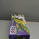 Intoypad Dinosaur Truck Toys for Kids, Transforms into Triceratops with Race Track Set, Ultimate City Dinosaur Transporter Hauler with 4 Cars, Birthday Gifts Toys for Boys 3 4 5 6 7 8 Years Old Blue