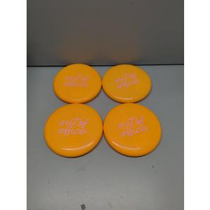 Orange Frisbee 8in 4 Pack