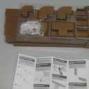 126in Cord Hider Kit, TV Wire Covers for Wall, Paintable Cable Management Kit, Cable Cover for Mounted TV, Hide Wires Along Wall, Brown Cord Cover, 8xL15.7in W0.95in H0.55in