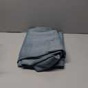 Simplebrand Ava Stone Blue Blackout Curtains for Bedroom 84 Inch Length 2 Panels Set, Solid Thermal Insulated Privacy Living Room Window Treatment Curtains Blackout Drapes, W40 x L84 Inch, Stone Blue