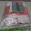 Seematn 50 Pcs Mini Christmas Stockings Small Christmas Stockings Bulk Xmas Tree Decorations for Office Colleague Gifts Church Charity Donate Decor, 5.9 x 3.2 Inch (Pink, White)