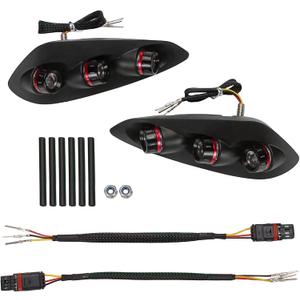 Rear Turn Signal Indicator Lights Lamps Compatible with BMW S1000RR 2023-2025,M1000RR 2023-2024(Red)