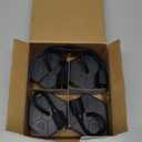 PIMAG Fly Fans for Tables, Fly Repellent Fan Outdoor Indoor Keep Flies Away, Fly Repellent Fans for Tables with Holographic Blades for Picnic, Party, Restaurant, Kitchen, and BBQ, 4 Pack Black