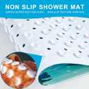 XIYUNTE Baby Bath Mat for Tub Non Slip Kids Bath Mat - 40''x16'' Extra Long Cartoon Bathtub Mat Non Slip Kids Shower Mat Eco-Friendly Toddler Bath Mats with Suction Cups, Machine Washable