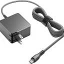 HKY 65W USB C Charger for NOCO Boost X GBX45 GBX55 GBX75 GBX155 & Boost Air AX65 2000A UltraSafe Lithium Jump Starters Replacement NOCO U65 GBC011 USB-C Fast Charger Battery Adapter AC Power Supply