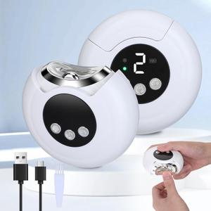 Electric Nail Clipper, 2 in 1 Cutting and Grinding Automatic Nail Clipper, 3 Speed Nail Trimmer with LED Light and Nail Chip Memory, Electric Nail Clipper for Babies, Children, Adults, Seniors