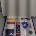 Soccer Fan Gear Set for 2026 World Tournament, Soccer Party Favors Kit with Flag,Scarf, Face Paint, Clapper, Horn&Glasses,Supporter Accessories for Game Day, Sports Event, Gift