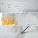 30-Pack Peel and Stick Vinyl Floor Tiles, 12"x12" Self-Adhesive Waterproof Peel and Stick Flooring Planks DIY for Bathroom, Kitchen, Living Room, Cover 30 Sq. Ft White