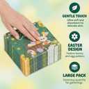 5 x ibohr Easter Paper Napkins, 50 Count Happy Easter Bunny & Egg Disposable Decorative Lunch Napkins for Easter Party Supplies, Spring Table Decorations