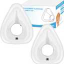 2 Packs Replacement Cushion for ResMed Airfit F20, Compatiable with Orignal Airfit F20 Frame & Elbow,Replacement Full Face CPAP Mask Cushion, Soft & Durable, Cover Nose and Mouth, Large