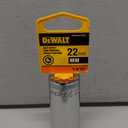 DEWALT 1/2" 6 PT Deep Socket 22MM
