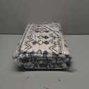 KUTA Moroccan Kitchen Rugs 3x8, Non-Slip Vintage Black Navy Blue Boho Hallway Runner Rug Ultra Soft Print Geometric Floor Carpet Runners for Bedroom Laundry Living Room