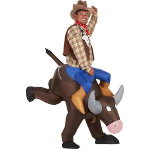 Morph Inflatble Bucking Bronco Adult Rider Costume