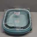 Collapsible Foot Spa Bath Massager for Dry Cracked Feet, Feet Soaking Tub with Massage Acupoint, Pedicure Foot Soak Basin Plastic Bucket with Handle(Green)