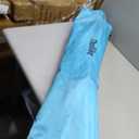 Thallike High Back Folding Beach Chair with Umbrella, Blue - 1 Set