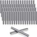 5 mm x 40 mm Stainless Steel Shelf Dowel Pin Shelf Support Pegs Positioning Pins Metal Bookshelf Nail Support Bracket Nails for DIY Craft Cabinet Furniture Fixing Parts Positioning(64 Pcs)