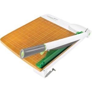 Westcott 16874 15-Inch CarboTitanium Wood Base Guillotine Paper Cutter, Multi-Paper Trimmer with 30 Sheet Capacity, 2.75 H X 23.0 L X 13.25 W