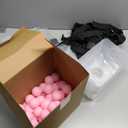 4PCS Pink Swing Shaking Balls Game Set for Baby Shower Interactive Table Tennis Twerk Game for Boy or Girl