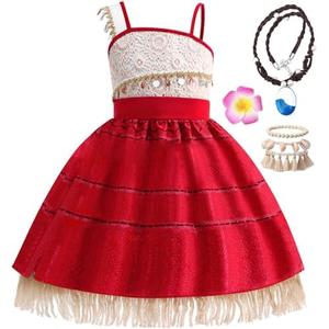 OFIHIDO Princess Costume for Girls,Princess Dress for Kids with Accessories,Halloween Costume for Girls Kids Dress Up 1
