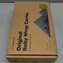 KeaBabies Baby Wrap Carrier - All in 1 Original Baby Carrier Newborn to Toddler Sling, Easy to Wear, Hands Free Bonding, Lightweight, Breathable Infant Wraps (Mystic Gray) (One Size (Pack of 1))