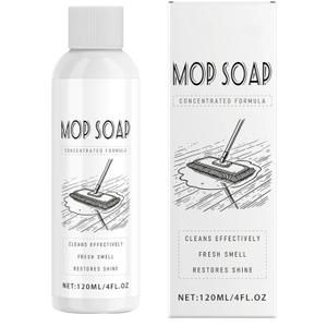 4 x Mop Soap for Floor Cleaning, 120ml Scented Mop Cleaner Soap, Scented Mop Soap Household Supplies Cleaner for Home, Kitchen, Floor