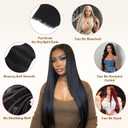 16A Raw Straight Bundles Human Hair 3 Bundles,18 20 22 Inch,Triple Lifespan,Burmese Virgin Remy Hair Extensions,No Tangle Shedding