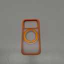 TORRAS Upgrade 360 Magnetic Stand for iPhone 17 PRO Case with Camera Control Button, Fit for MagSafe, Mil-Grade Protection, Slim Soft Edge Translucent Back for iPhone 17Pro 6.3 inch, Orange