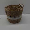 HD Large Fabric Rope Basket Set of 3