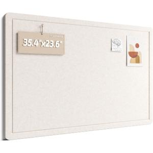Fluxynara Felt Bulletin Board, 35.4"x23.6", Oatmeal