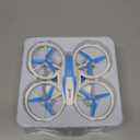 Dacene Mini Drone for Kids,RC drone with LED Lights and Propeller Protection,2 Rechargeable Batteries,Altitude Hold,360 Flips,3 Speed Modes,Flying Toy for Beginners,Gifts Toys for Boys Girls (blue)