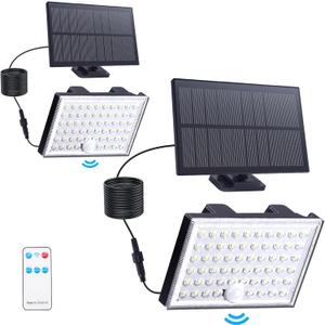 Motion Sensor Light Outdoor, with 3 Modes, Solar Lights Outdoor Waterproof from Dusk to Dawn, Suitable for Courtyards, Terraces(Garage-2pack)