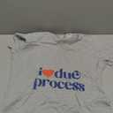Womens I Love Due Process V-Neck T-Shirt XL