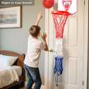 Basketball Hamper Toy for Kids  Fun Over-The-Door Laundry Hoop with Ball  Build Good Habits Early & Keep The Floor Tidy
